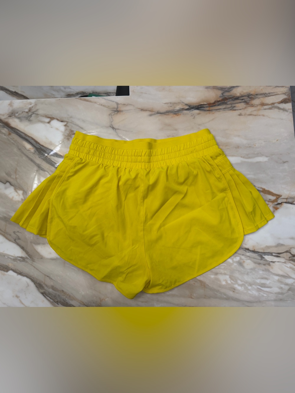 JoyLab Bright Yellow Athletic Skort Shorts NWOT - Picture 3 of 5